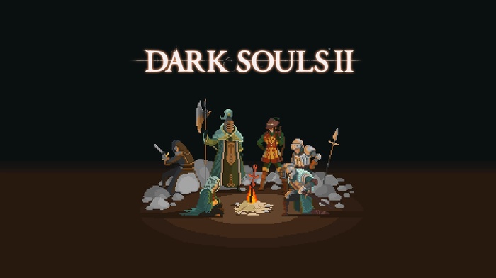 dark souls ii, Dark Souls, video games, pixel art