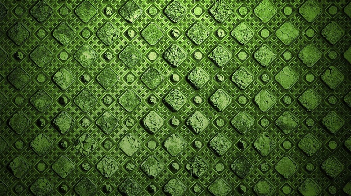 pattern, green, dots, minimalism, square, abstract