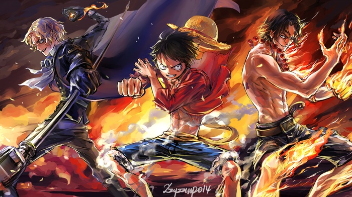 Monkey D. Luffy, One Piece, Sabo, Portgas D. Ace