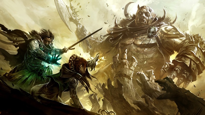 Guild Wars 2, video games, artwork