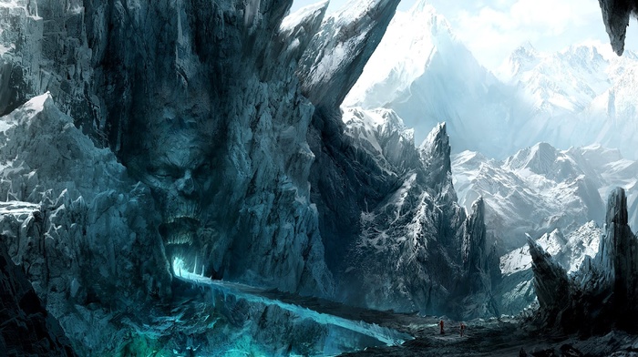 fantasy art, ice