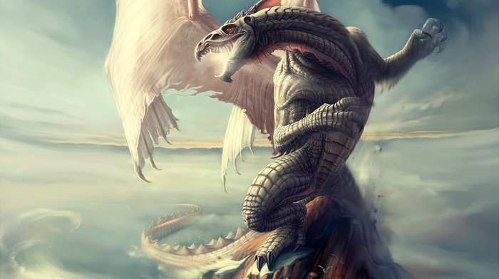 dragon, fantasy art
