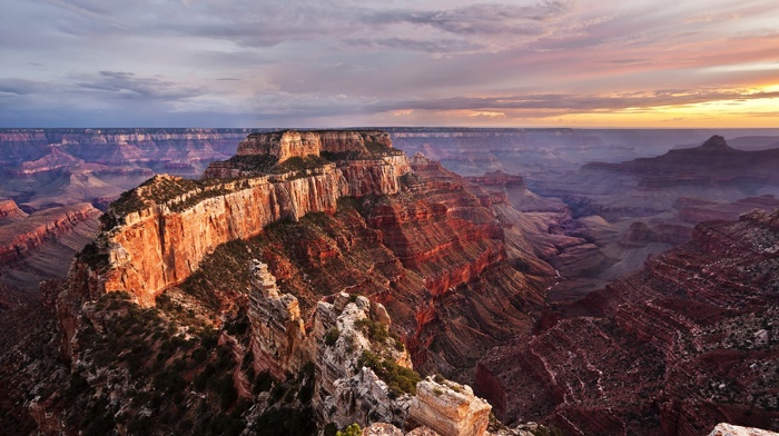 Grand Canyon, landscape, nature, canyon