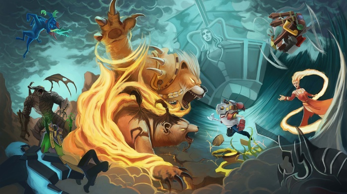 fantasy art, digital art, Dota 2