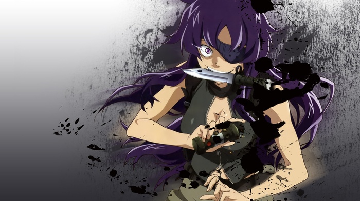 Mirai Nikki, Uryuu Minene, anime, anime girls