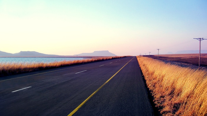 road, nature, landscape