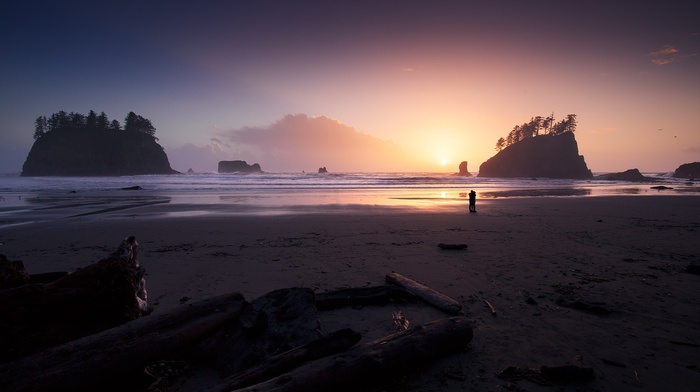 sand, sunset, island, beach, sunrise