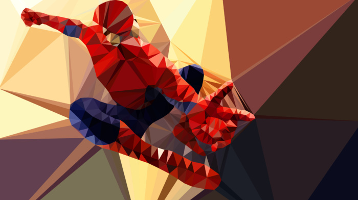 spider, man, low poly