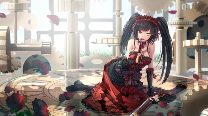 Date A Live, Tokisaki Kurumi, heterochromia