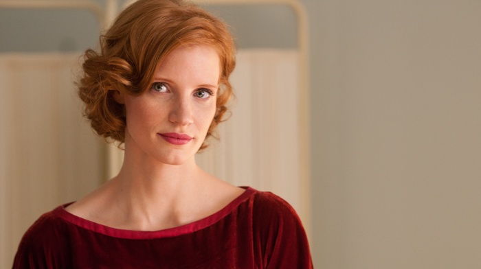 redhead, girl, actress, Jessica Chastain