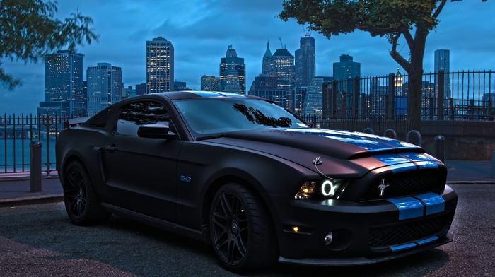 cityscape, Ford Mustang