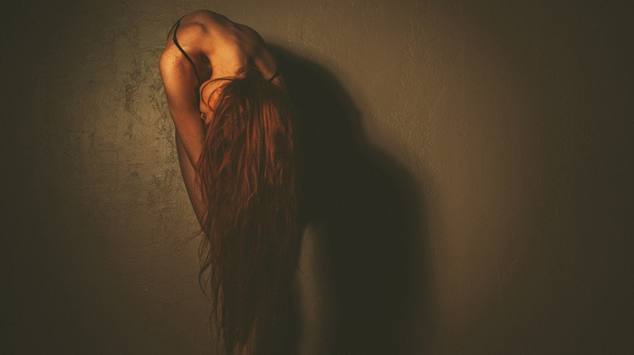 long hair, redhead, girl