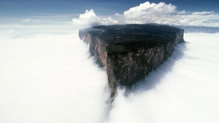 Mount Roraima, Venezuela, landscape, mist
