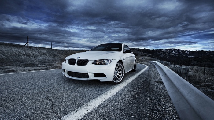BMW, BMW M3, clouds