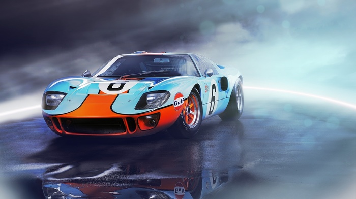 vehicle, Ford GT, car, Ford, Ford GT40
