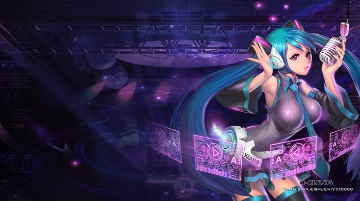 anime girls, Vocaloid, Hatsune Miku