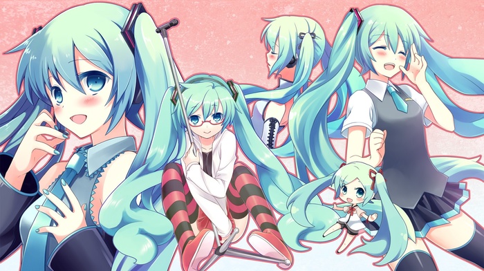 anime girls, Hatsune Miku, Vocaloid