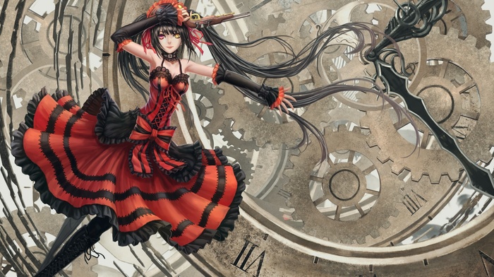 anime, anime girls, Date A Live, Tokisaki Kurumi