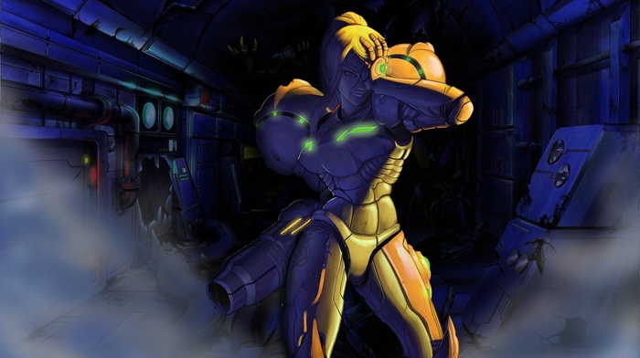 Samus Aran, metroid