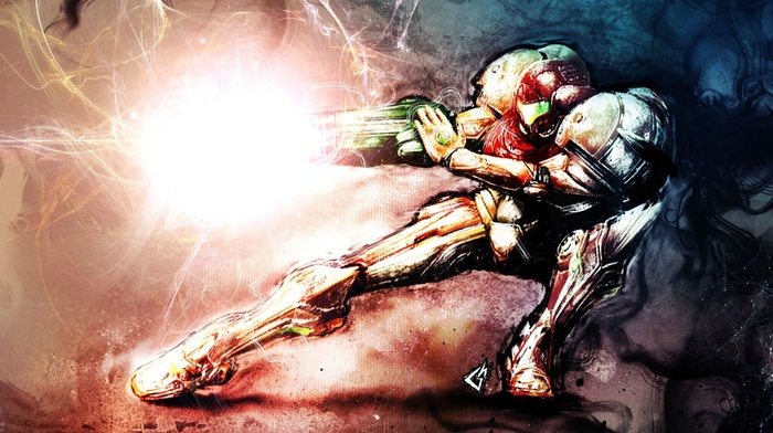 Samus Aran, metroid