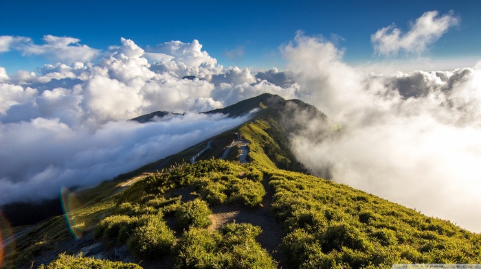 landscape, nature, clouds