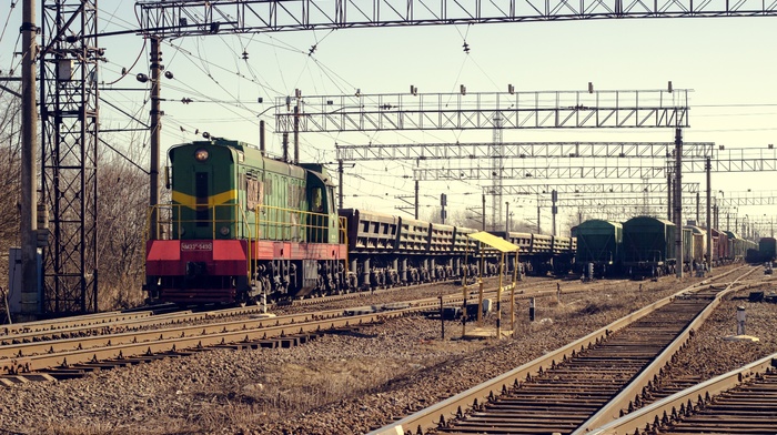 Russia, railway, train