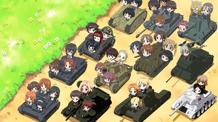 Girls und Panzer, chibi