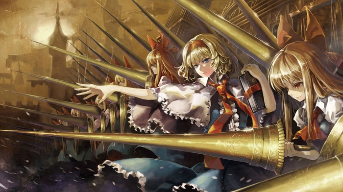 touhou, war, weapon