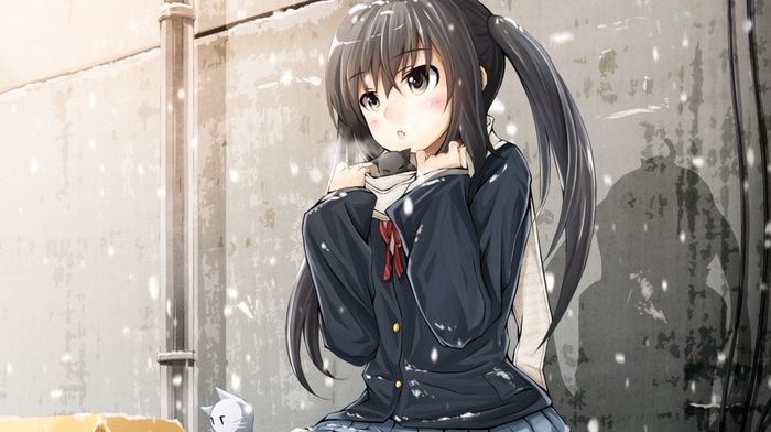 artwork, K, on, anime girls, Nakano Azusa