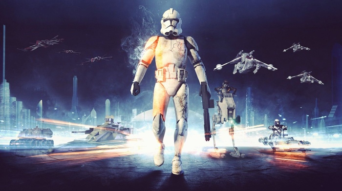 clone trooper, Star Wars, battlefield