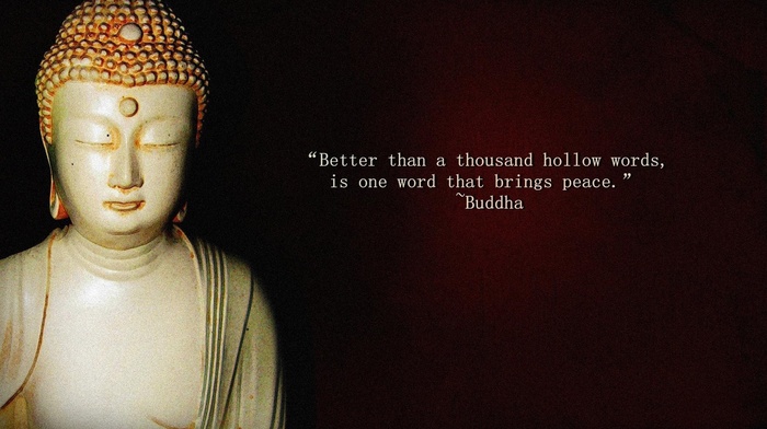 buddhism, sculpture, minimalism, peace, meditation, quote, Buddha