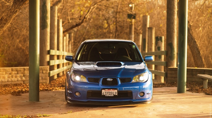 Subaru, blue cars, car