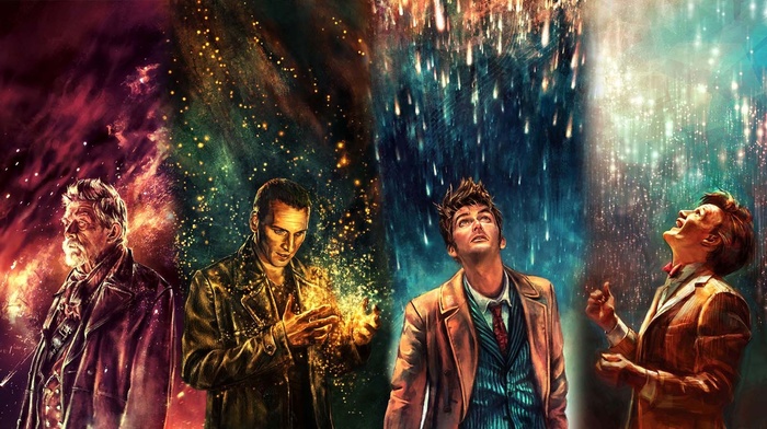 alicexz, Eleventh Doctor, Doctor Who, Tenth Doctor, artwork