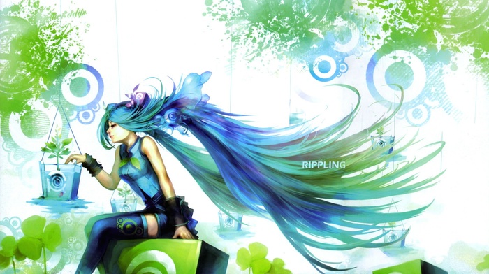 Hatsune Miku, anime girls