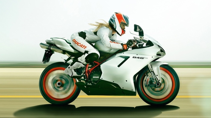 Ducati 848 EVO, blonde