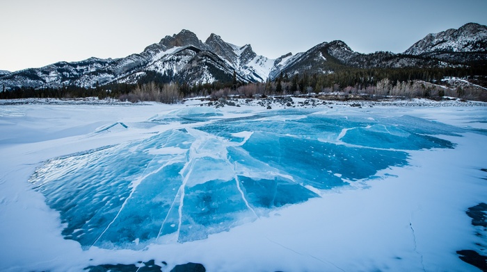 nature, ice, landscape, mountain