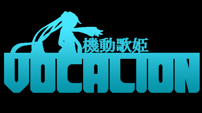 typography, transparent background, symbols, Vocaloid