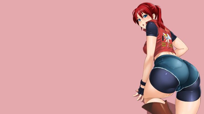 anime girls, anime, Claire Redfield, Resident Evil