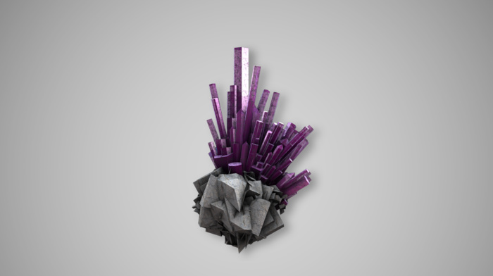 purple, crystal