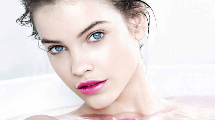 brunette, Barbara Palvin, girl, blue eyes