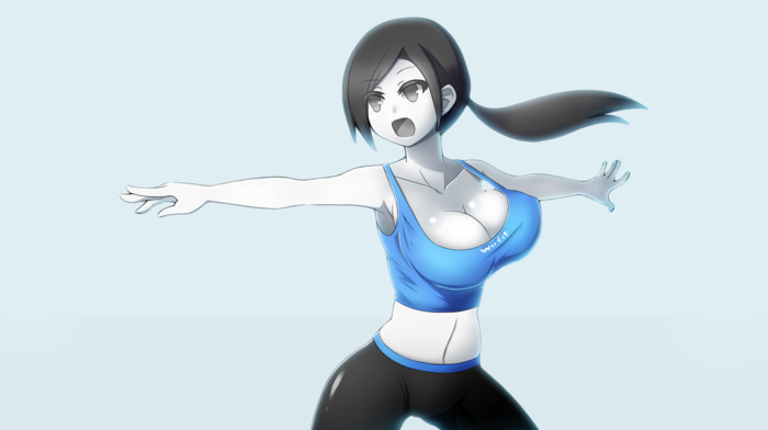 anime, Wii, anime girls, Nintendo, Wii Fit Trainer