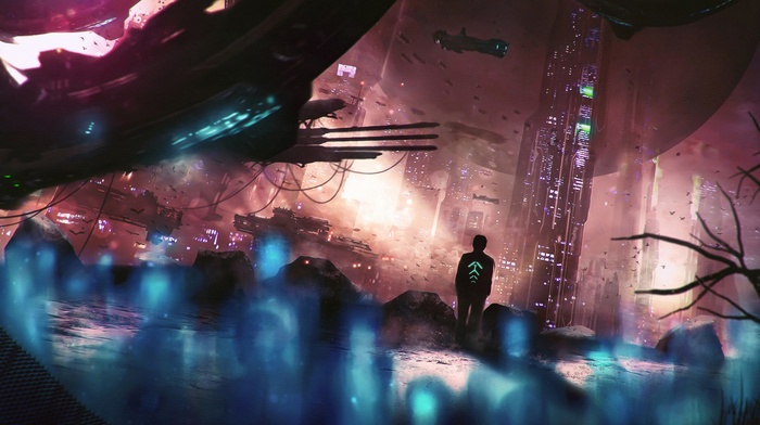 futuristic, artwork, science fiction