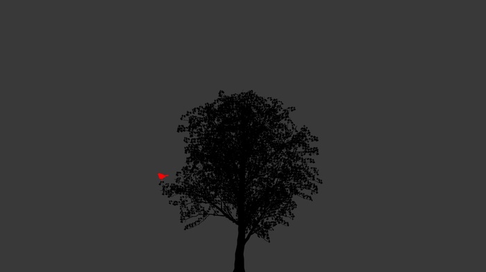 minimalism, trees