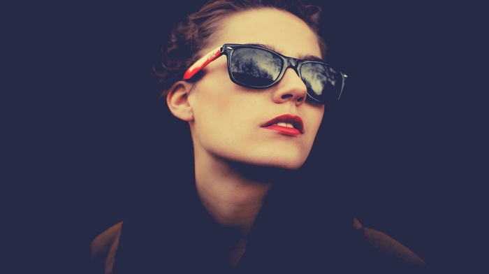 Ray, Ban, girl, sunglasses