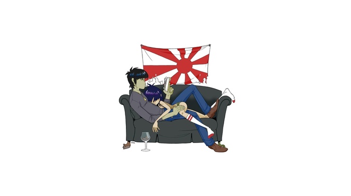 Gorillaz, Murdoc Niccals, Jamie Hewlett, Noodle