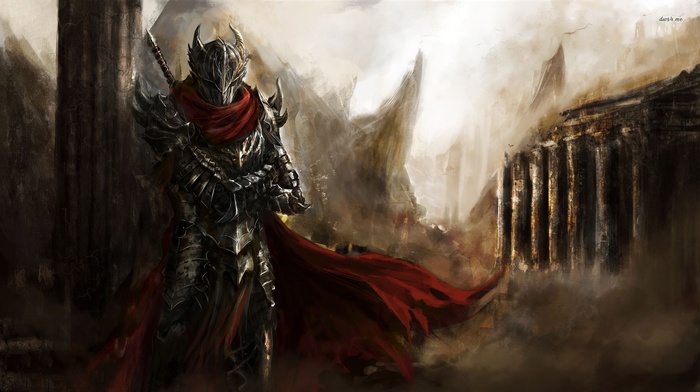 Guild Wars 2, knights, fantasy art, Guild Wars