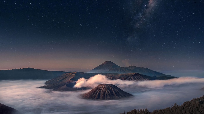 Indonesia, mountain, nature