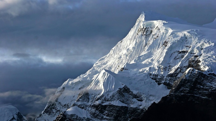 nature, snow, mountain, landscape