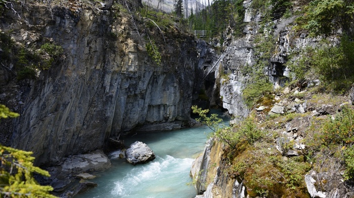 landscape, river, nature