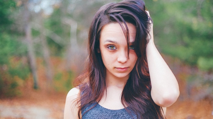 model, forest, girl, girl outdoors, hipster photography, eyes